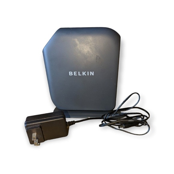 Belkin Surf 4-Port Gigabit Wireless Router Model F7D8302 V1 USB DC Modem - Picture 1 of 5